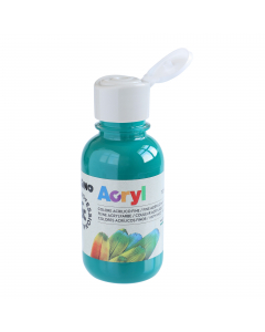 Colore ad acqua ad alta concentrazione di pigmento di emulsione acrilica, di alta qualità, opaco e molto coprente che una volta asciutto è permanente. Si stende facilmente e asciuga in bella superficie rimanendo elastico, di tono vivo e luminoso, piacevol