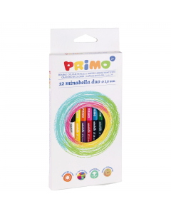 Matite colorate di alta qualità, diam. 3,8 - resistenti di lunga durata, molto pigmentate colore pieno e morbido. Certificate FSC.