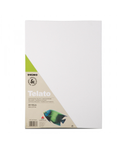 Cartoncino telato molto resistente rivestito con una tela di cotone adatto per tutte le tecniche di pittura, olio, acrilico, tempera. Spessore del cartoncino 0,4cm.  Il prodotto è confezionato in un film di termoretraibile con etichetta esplicativa.