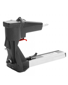Aggraffatrice pneumatica compatta e leggera, studiata per garantire elevate prestazioni in fase di chiusura dei cartoni. Dotata di un'ampia superficie di appoggio che evita fastidiosi spostamenti in fase di cucitura. Utilizza punti 35/19  e 35/15. Max. ca