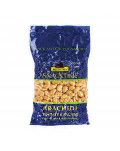 Arachidi tostate e salata in confezione da 250gr.

Ingredienti: Arachidi (96%), olio di arachidi, sale.
Può contenere tracce di noci, mandorle, nocciole e pistacchi.