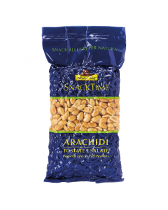 Arachidi tostate e salata in confezione da 500gr.

Ingredienti: Arachidi (96%), olio di arachidi, sale.
Può contenere tracce di noci, mandorle, nocciole e pistacchi.