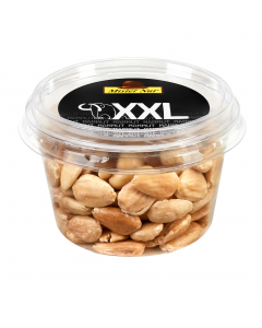 Bicchiere da 120gr Mandorle pelate tostate e salate. Ingredienti: mandorle pelate (98.8%), sale (1.2%).