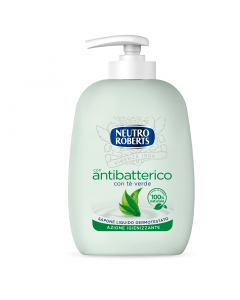Sapone liquido Antibatterico con tè verde 200ml NEUTRO ROBERTS.
