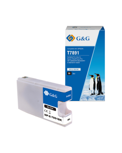 Cartuccia ink compatibile G&G Nero per Epson workforce pro wf-5690dwf/ wf-5620dwf/wf-5190dw/wf-5110dw