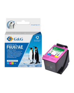 Cartuccia ink rigenerata Colore G&G per HP Deskjet 1110/1111/1112/1113/1114;Deskjet 2130/2131/2132/2133/2134/2136/2137/3630/3632 AIO;Officejet 3830/4650/4652/4655AIO;ENVY 4510/4512/4516/4520/4522 AIO