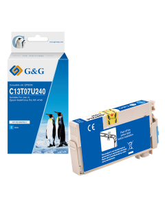 Cartuccia ink compatibile G&G Ciano per Epson WorkForce Pro WF-4745