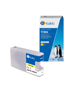 Cartuccia ink compatibile G&G Giallo per Epson workforce pro wf-5690dwf/ wf-5620