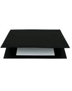 Sottomano doppio in similpelle 48x32cm.
Colore: nero.