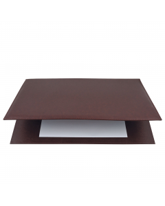 Sottomano doppio in similpelle 48x32cm.
Colore: marrone.