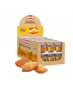 Madeleines: soffici tortine preparate con uova fresche. Confezione da 25 tortine Monoporzione da 25gr l'una.