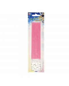 Candeline matita h. 15cm con supporto.
