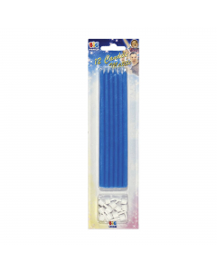 Candeline matita h. 15cm con supporto.