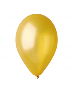 Palloncini in lattice diametro 26cm. Colore oro metallizzato.