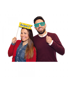 Photo Booth Buon Compleanno 8 fantasie Big Party