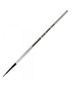 Pennelli Sintetici Graduate Tondo Manici Corti N° 10  = (6.5 / 25.4 mm)