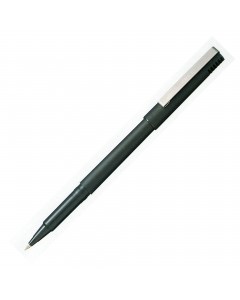 Roller con inchiostro pigmentato a base d'acqua. Punta in acciaio inox con sfera in carburo di tungsteno. Fusto nero con clip in metallo.
Punta 0,5mm. Tratto 0.3mm Colore: nero.
