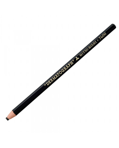 Matita ideale per scrivere e marcare pelle, tessuti, stoffa, vetro, metallo, plastica e ceramica in modo indelebile. Non Sporca le mani. Non si tempera: la carta che ricopre il fusto si "srotola".
Colore mina nero, confezione 12 pezzi.
