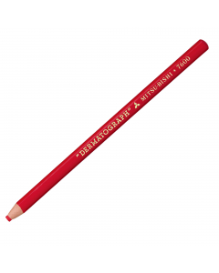 Matita ideale per scrivere e marcare pelle, tessuti, stoffa, vetro, metallo, plastica e ceramica in modo indelebile. Non Sporca le mani. Non si tempera: la carta che ricopre il fusto si "srotola".
Colore mina rosso, confezione 12 pezzi.