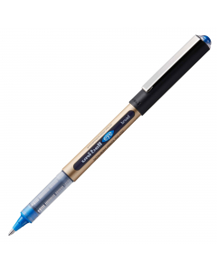 Roller uni-ball EYE ad inchiostro liquido. Resistente all'acqua e alla luce. Sistema "Uni-Flow" per flusso uniforme e costante. Scrittura scorrevole e precisa. Finestrella per il controllo del consumo di inchiostro. Punta 1.0mm.