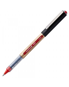 Roller uni-ball EYE ad inchiostro liquido. Resistente all'acqua e alla luce. Sistema "Uni-Flow" per flusso uniforme e costante. Scrittura scorrevole e precisa. Finestrella per il controllo del consumo di inchiostro. Punta 1.0mm.