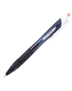 Roller con meccanismo a scatto, inchiostro particolarmente fluido che riduce la frizione sulla carta rendendo la scrittura estremamaente scorrevole. Inchiostro pigmentato "Uni Super Ink" resistente alla luce e all'acqua. Asciugatura immediata. Ideale per 