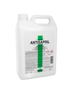Disinfettante certificato Presidio Medico Chirurgico.  Adatto per la disinfezionee di  corsie ospedaliere, sale operatorie, toilettes, dormitore, refettori, cucine di ospedali, di comunità, di ristoranti e di caserme. Perfetto per l'utilizzo in pescherire