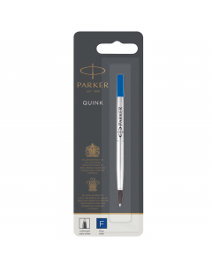 Refill roller standard adatto per tutte le penne roller Parker. 
Flusso costante dell'inchiostro sostituibile senza perdite e sbavature. 
Punta fine da 0.5mm. 
Lunghezza 117mm