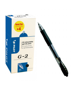 Astuccio 16+4 Roller ricaricabile con meccanismo a scatto. Inchiostro gel antisbavature resistente all’acqua. Fusto trasparente. Grip ergonomico. Clip e grip nel colore dell’inchiostro. Ricaricabile con Refill BLS-G2-7.
Punta 0,7mm. Colore: nero.