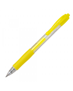 Roller ricaricabile con meccanismo a scatto. Inchiostro gel antisbavature resistente all’acqua. Fusto trasparente. Grip ergonomico. Clip e grip nel colore dell’inchiostro. Ricaricabile con Refill BLS-G2-7.
Punta 0,7mm.