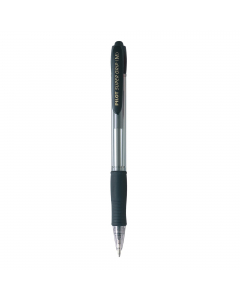 Penna a sfera a scatto con fusto trasparente e impugnatura in gomma. Inchiostro a base d'olio per una scrittura fluida e nitida. Grip e clip nel colore dell'inchiostro. Ricaricabile con refill cod 58137.
Punta: 1mm. Colore: nero.