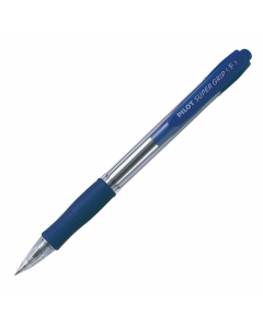 Penna a sfera a scatto con fusto trasparente e impugnatura in gomma. Inchiostro a base d'olio per una scrittura fluida e nitida. Grip e clip nel colore dell'inchiostro. Ricaricabile con refill cod 65622.
Punta: 0,7mm. Colore: blu.