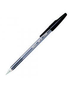 Penna a sfera con puntale in metallo. Ideale per la scuola e per l’ufficio. Fusto trasparente con scanalature antiscivolo. Sfera in carburo di tungsteno. Inchiostro a base d'olio. Ricaricabile cod 68167.
Punta 0,7mm. Colore: nero.