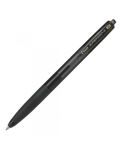 Innovativa penna a sfera a scatto dal design semplice ma moderno e originale. Utilizza un inchiostro di nuova generazione scorrevole e brillante. Ampio grip in gomma, ottima impugnatura ed elevato confort di scrittura.
Punta media. Colore nero.