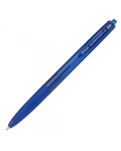 Innovativa penna a sfera a scatto dal design semplice ma moderno e originale. Utilizza un inchiostro di nuova generazione scorrevole e brillante. Ampio grip in gomma, ottima impugnatura ed elevato confort di scrittura.
 Punta media. Colore blu.