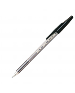 Penna a sfera con puntale in metallo. Ideale per la scuola e per l’ufficio. Fusto trasparente con scanalature antiscivolo. Sfera in carburo di tungsteno. Inchiostro a base d'olio. Ricaricabile cod 68169.
Punta 1mm. Colore: nero.