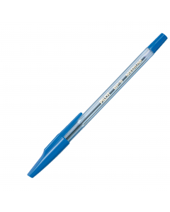 Penna a sfera con puntale in metallo. Ideale per la scuola e per l’ufficio. Fusto trasparente con scanalature antiscivolo. Sfera in carburo di tungsteno. Inchiostro a base d'olio. Ricaricabile cod 68170.
Punta 1mm. Colore: blu.