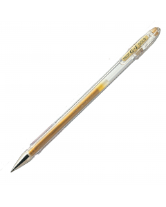 Penna a sfera con inchiostro gel resistente all'acqua. Fusto trasparente con impugnatura antiscivolo.
Punta 0,7mm. Colore: oro.