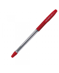 Questa penna a sfera ha un inchiostro a base d'olio per un'ottima scorrevolezza di scrittura. Il fusto trasparente permette di controllare il livello di inchiostro. Queste penne a sfera sono dotate di cappuccio e grip antiscivolo dello stesso colore dell'