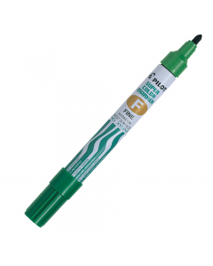 Marcatore universale con inchiostro permanente a base d’olio privo di xilene. Asciugatura rapida. Fusto in metallo. Punta in fibra acrilica. 
Punta tonda da 4mm. Tratto da 1mm. 
Colore: verde.