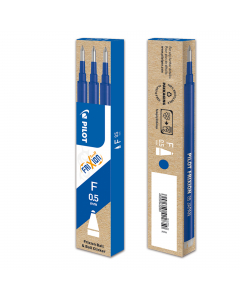 Set 3 Refill per FRIXION clicker.
Punta 0,5mm. Colore: blu.