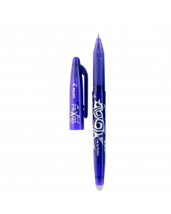La rivoluzione nella scrittura: scrivi, cancelli e riscrivi con inchiostro termosensibile. Grip ergonomico.
Versione ball con cappuccio e sfera in carburo di tungsteno . Punta 0,7mm. Colore: blu.