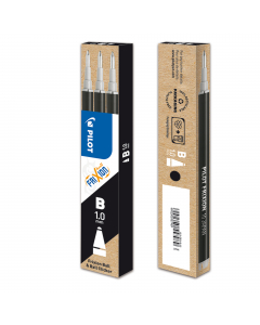 Refill per penna a sfera Frixion Ball, Clicker. Scrivi, cancelli, riscrivi e... ricarica! Refill per l'innovativa penna cancellabile che permette di cancellare l'inchiostro tramite la frizione della gomma alloggiata nell'estremità del fusto. NOVITA' PUNTA