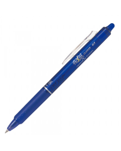 La rivoluzione nella scrittura: scrivi, cancelli e riscrivi con inchiostro termosensibile. Grip ergonomico.
Versione Clicker con sfera di carburo di tungsteno . Punta 0,7mm. Colore: blu.