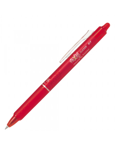 La rivoluzione nella scrittura: scrivi, cancelli e riscrivi con inchiostro termosensibile. Grip ergonomico.
Versione Clicker con sfera di carburo di tungsteno . Punta 0,7mm. Colore: rosso.
