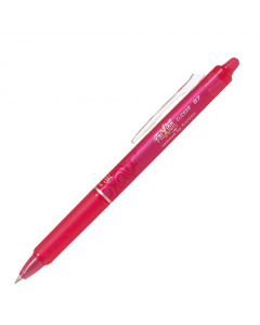 La rivoluzione nella scrittura: scrivi, cancelli e riscrivi con inchiostro termosensibile. Grip ergonomico.
Versione Clicker con sfera di carburo di tungsteno . Punta 0,7mm. Colore: rosa.