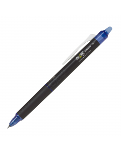 La rivoluzione nella scrittura: scrivi, cancelli e riscrivi con inchiostro termosensibile. Grip ergonomico. Versione Clicker con sfera di carburo di tungsteno e nuova punta Synergy . Punta 0,5mm.