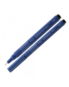 Pennarello ideale per artisti e disegnatori tecnici. Inchiostro pigmentato. Punta in fibra di poliacetato indeformabile. Flusso di inchiostro multiplo. Punta ad ago in più calibri.