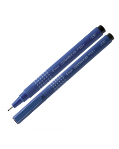 Pennarello ideale per artisti e disegnatori tecnici. Inchiostro pigmentato. Punta in fibra di poliacetato indeformabile. Flusso di inchiostro multiplo. Punta ad ago in più calibri.