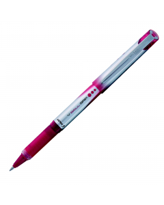Roller Vball usa e getta ad inchiostro liquido. Livello inchiostro visibile. Punta conica con sfera a carburo di tungsteno. Clip in metallo. Grip in gomma per un maggior comfort di scrittura.
Punta 0,7mm. Colore: rosso.
Confezione 12 pezzi.